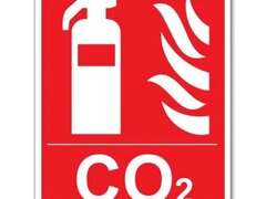 CO2 EXTINGUISHER SIGN